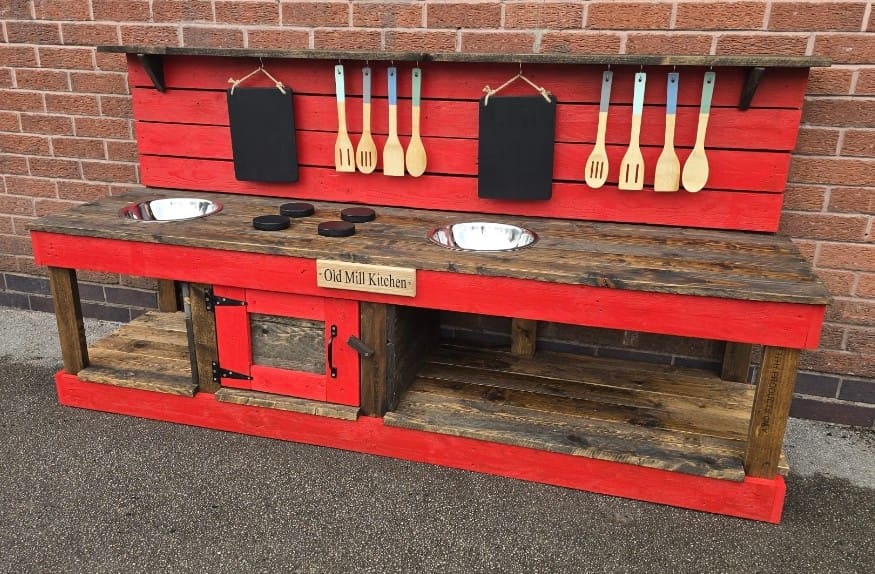 Quad Mud Kitchen with oven 2m wide